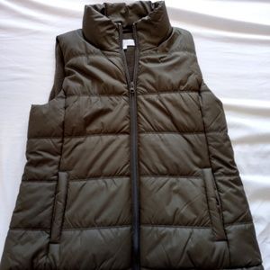 Green New York and Company Puffer Vest